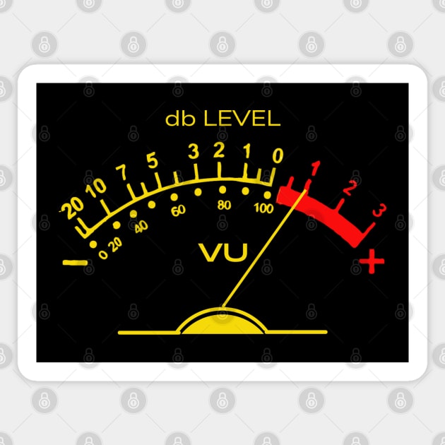 Vu meter, music Sticker by Funny sayings